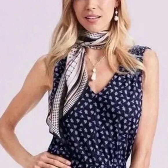 CAbi Tops - CAbi The Maverick Island Tank Black/Purple Size XL # 5916